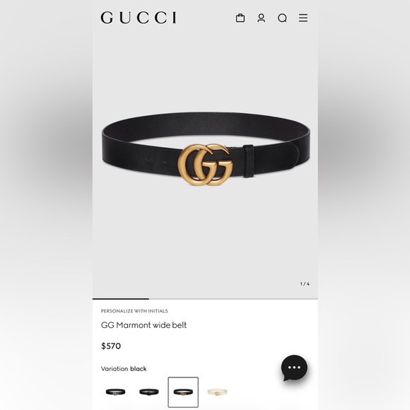 GG Marmont wide belt. Size 80 - Picture 9 of 9